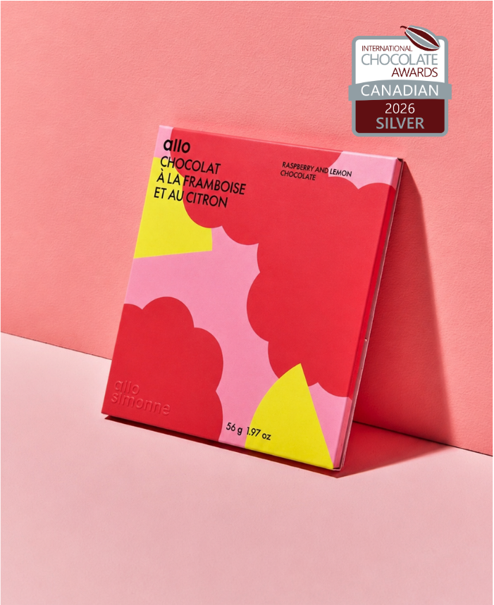 Barre Chocolatée / Allo Simonne - Framboise et citron 56g