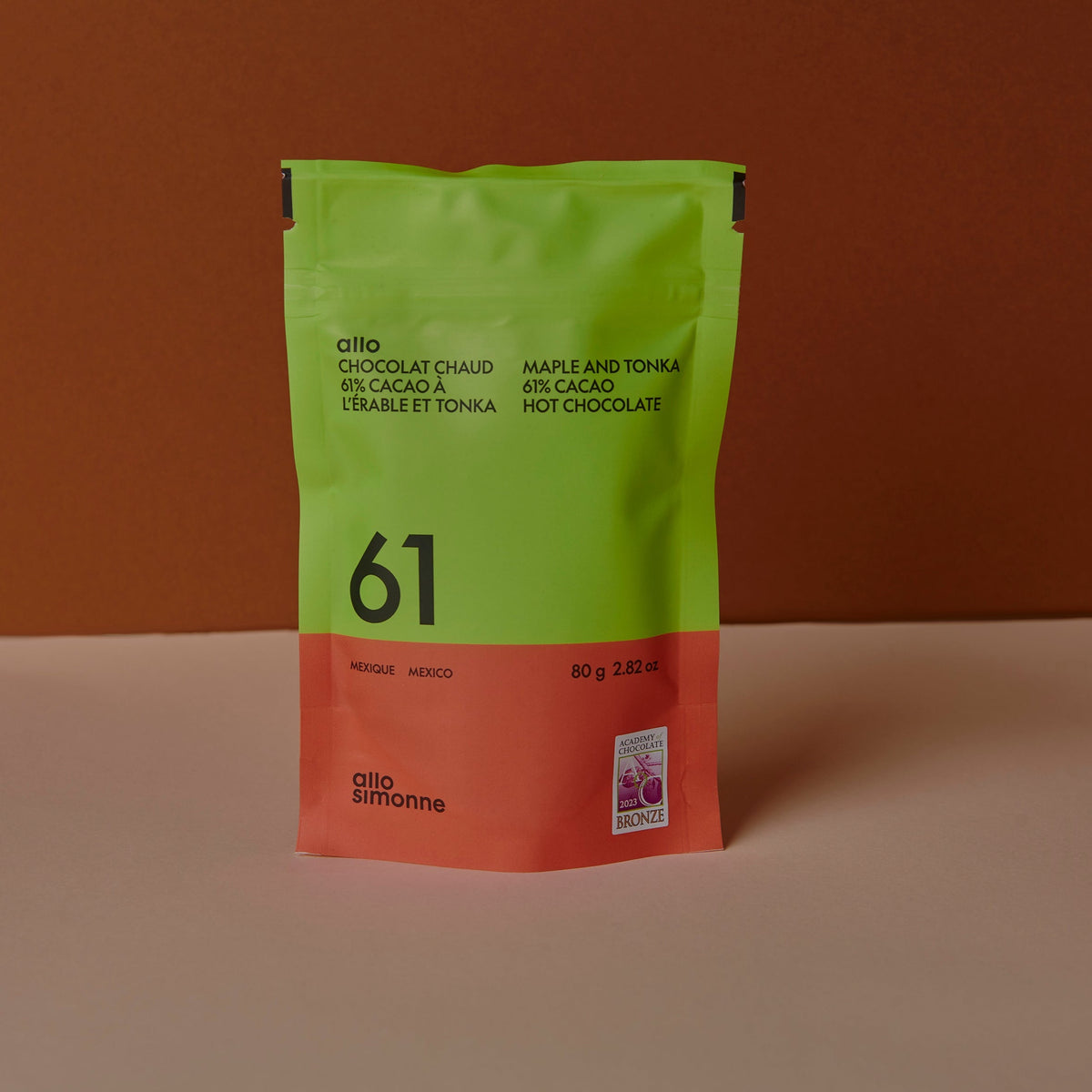 Chocolat chaud/ Allo Simonne - Erable Tonka 80g