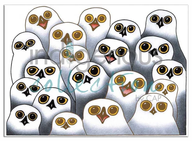 Magnets / Canadian Art Prints - Kananginak Pootoogook - Divers