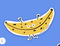 Sticker / Anne Julie Dudemaine - Banane
