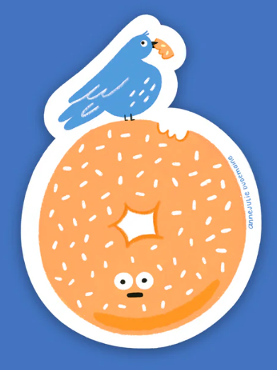 Sticker / Anne Julie Dudemaine - Bagel