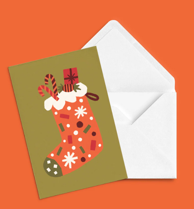 Card / Anne Julie Dudemaine - Christmas Sock