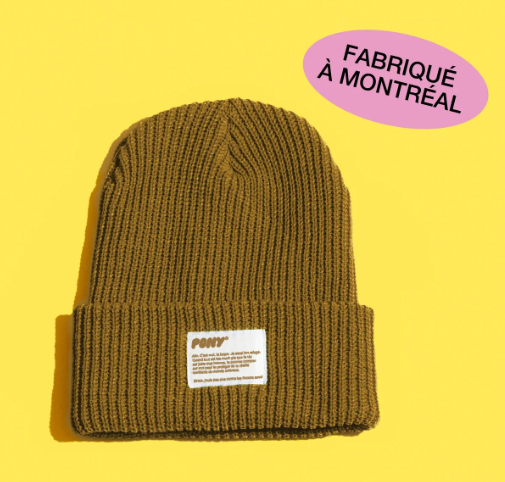 Tuque / Pony - Caramel