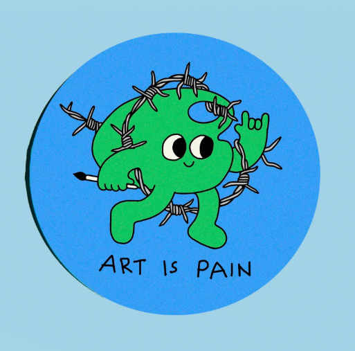 Sticker / Pony - Art is Pain