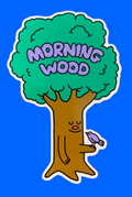 Sticker / Pony - Morning wood