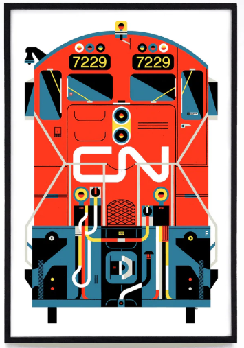 Affiche / Raymond Biesinger - CN Railways - 12x18
