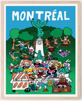 Poster / Paperole - Amery Sandford - Montreal Tam Tams - 8x10