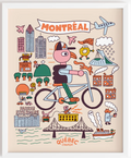 Poster / Paperole - Benoit Tardif - Montréal all-terrain - 8x10