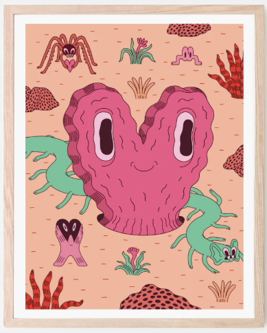 Affiche / Paperole - Geneviève Lebleu - Bizarre Love - 8x10