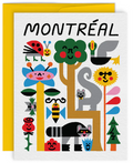 Carte / Paperole - Montréal Faune et Flore - Avec enveloppe