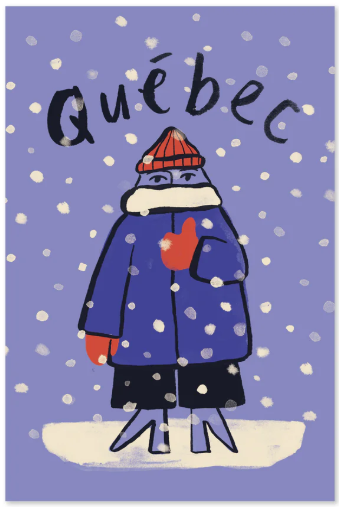 Carte / Paperole - Julia GR - Québec en Hiver