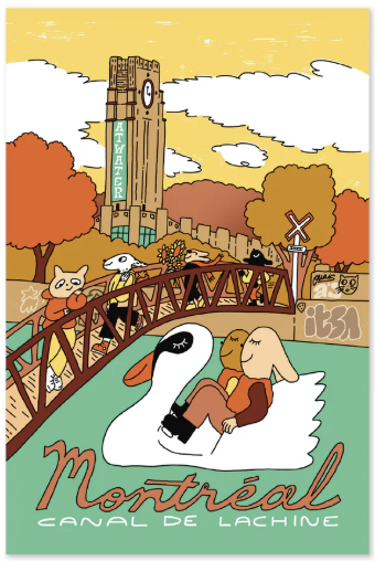 Card / Paperole - Amery Sandford - Lachine Canal