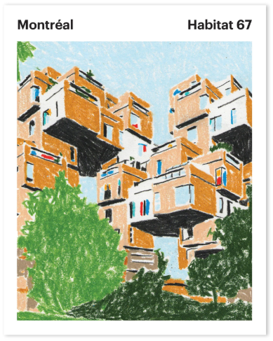 Carte / Paperole - Jeraume - Habitat 67