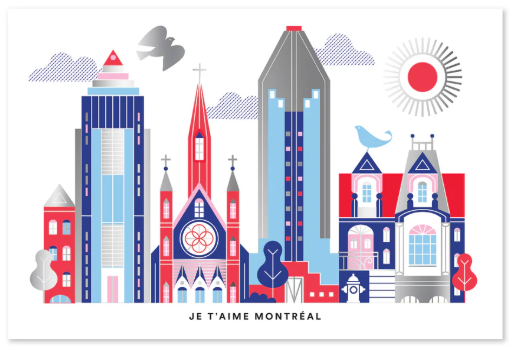 Card / Paperole - Delphine Meier - I love Montreal