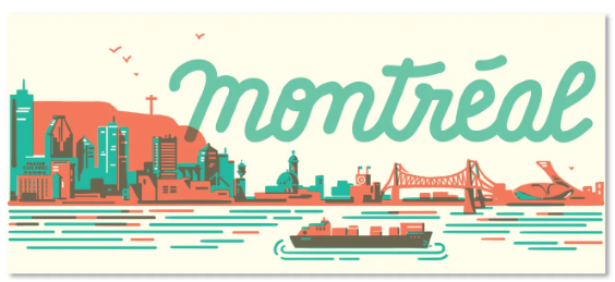 Carte / Paperole - Julien Castanié - Montréal Skyline - Longues