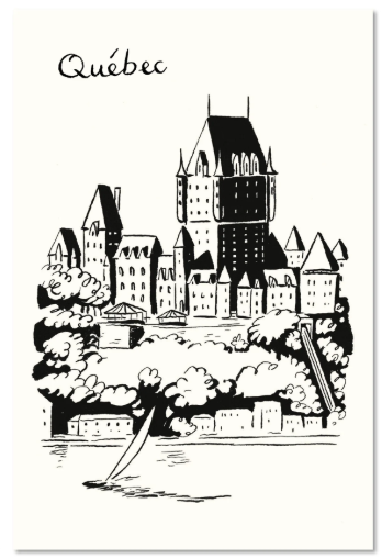 Carte / Paperole - Cyril Doisneau - Chateau Frontenac