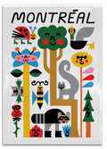 Magnet / Paperole - Montréal Faune et Flore