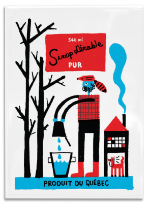Magnet / Paperole - Benoit Tardif - Sirop d érable pur