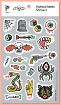 Planche de stickers / Francis Léveillée - Encre et os