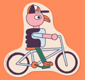 Sticker / Paperole Benoit Tardif - Vélo