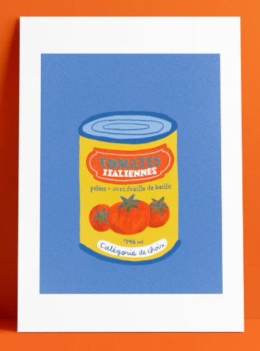 Affiche / Anne Julie Dudemaine - Can de Tomates - 11x14