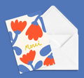 Card / Anne Julie Dudemaine - Thank you with flowers
