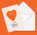 Card / Anne Julie Dudemaine - I love your cute face
