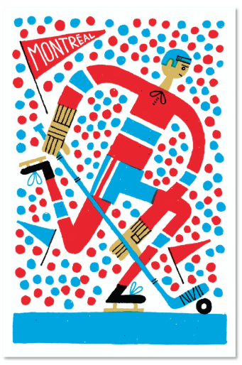 Carte / Paperole - Benoit Tardif - Go Habs Go