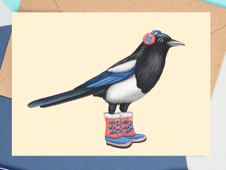 Card / Sardines Studio - Pie - Blue