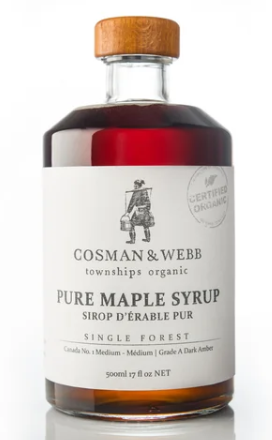 Sirop d'érable / Cosman&Webb - Bio - 500ml