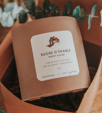 Chandelle / Nos Cabanes X Emri Home - Sucre d'érable