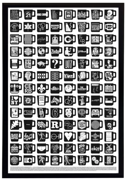 Affiche / Raymond Biesinger - Fantasy Coffee Mug Collection - 36x24