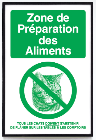 Poster / Raymond Biesinger - All Cats Should Refrain - 12x18