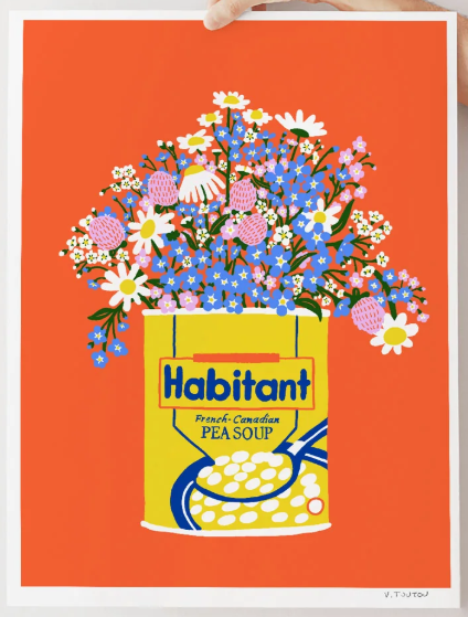 Poster / ALL - Bouquet Pea soup - 12x16