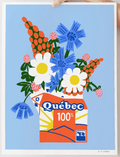 Affiche / TOUTE - Bouquet Berlingot 100% Québec - 12x16