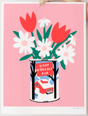 Affiche / TOUTE - Bouquet au sirop d'érable - 12x16