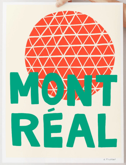 Affiche / TOUTE - Montréal Sphère - 12x16