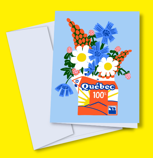 Carte / TOUTE - Bouquet Berlingot 100% Québec