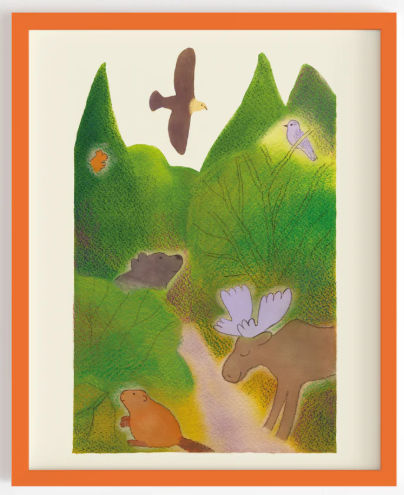 Affiche / Paperole - Charlotte Parent - Taiga - 8x10