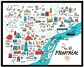 Poster / Paperole - Francis Léveillée - Top Montreal - 11x14