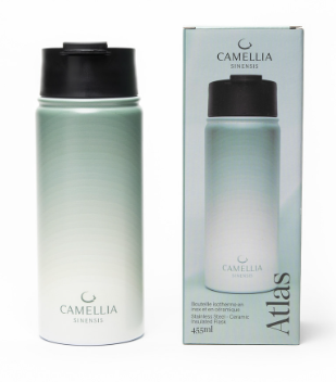 Bouteille Isotherme / Camellia Sinensis - Inox et céramique 455 ml