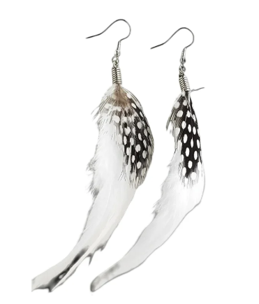 Boucles d'oreilles / Monague - Plumes - Divers