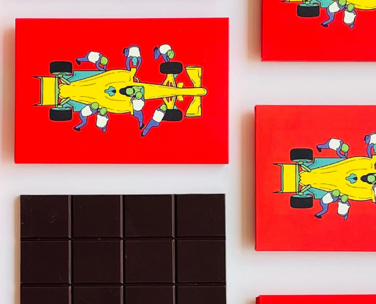 Carte chocolatée /  État de choc - Divers
