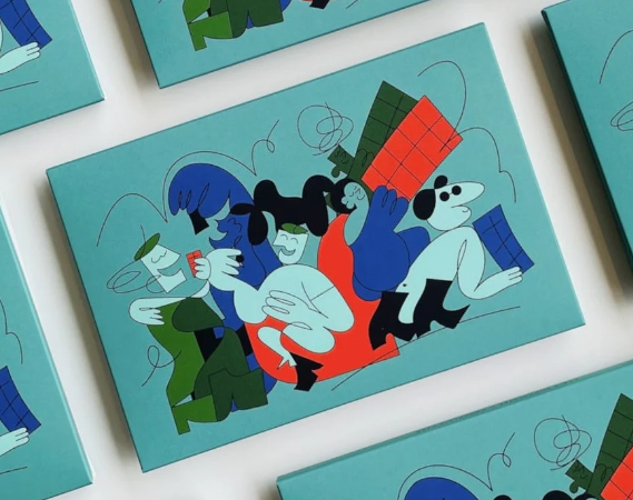 Carte chocolatée /  État de choc - Divers