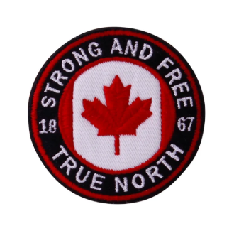 Patch / Northern Icons - Canada rond noir