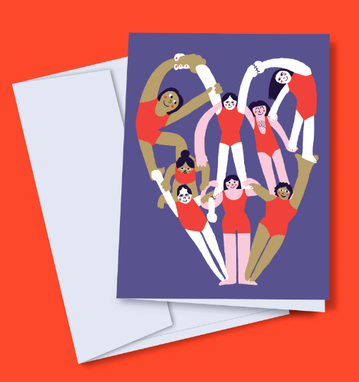 Card / ALL - Gymnasts' heart