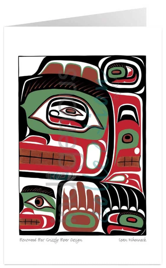 Affiche / Canadian Art Prints - Sean Whonnock - Bentwood box grizzly bear