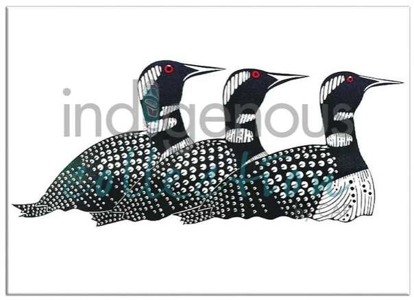 Magnets / Canadian Art Prints - Kenojuak Ashevak - Divers