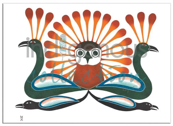 Magnets / Canadian Art Prints - Kenojuak Ashevak - Divers