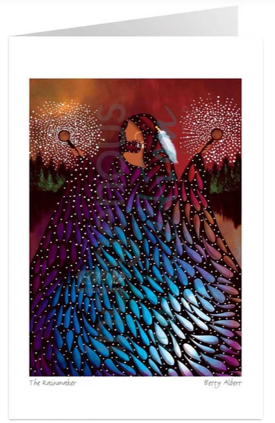 Carte / Canadian Art Prints - Albert Betty - The Rainmaker